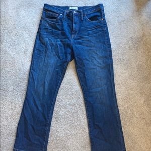 Madewell 10” High Riser Demi Boot Jeans